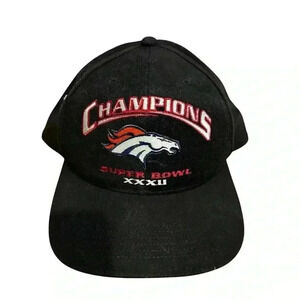 Denver Broncos NFL Super Bowl XXXII 32 Champions 1998 Cap Hat SnapBack 90s